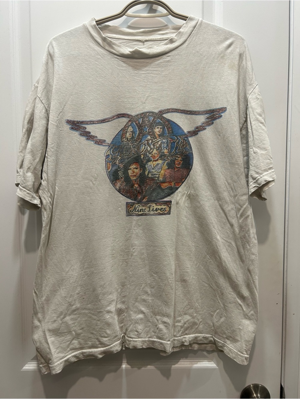 Vintage 1998 Aerosmith "Nine Lives" Tour t-shirt - Picture 1 of 6